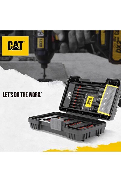 Cat DA01902 45 Parça Manganez Fosfat Alaşımlı Vidalama Uç Seti
