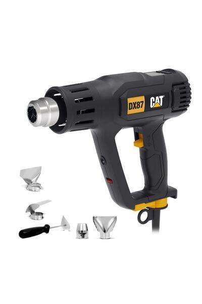 Cat DX87 2000Watt Dijital Göstergeli Profesyonel Sıcak Hava Tabancası + 5 Ade...