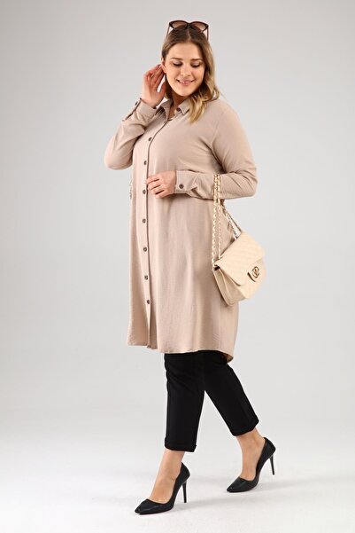 Ferace Large Size Tunic Hijab Women's Ayrobin Fabric