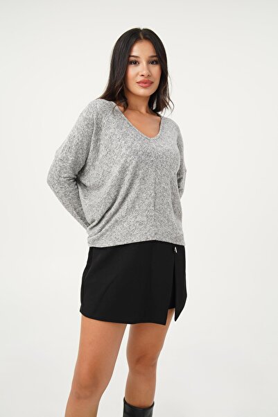 Hipo Trend Γκρι Loose Cut Soft Μπλούζα