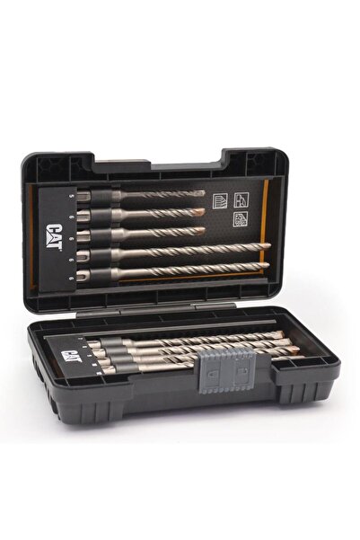 Cat DA03901 10 Parça Tungsten Karbür SDS-Plus Beton Matkap Uç Seti