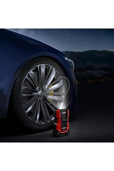 Genel Markalar KB220 12Volt/220Volt 150 PSI Dijital Basınç Göstergeli Lastik Şişirme Pompası