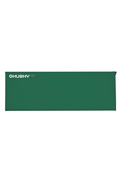 HUSKY Folly 2.5cm Şişme Kamp Matı Yeşil (Kendi Şişen)
