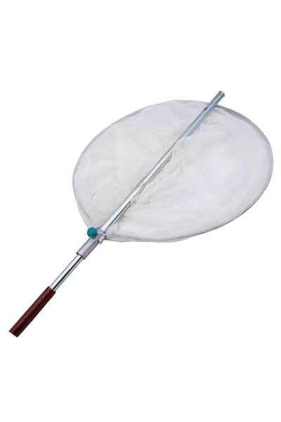 TEKNODOĞA TAMSET 40x60 Teleskobik Balık Avı Kepçesi Metal Saplı Beyaz