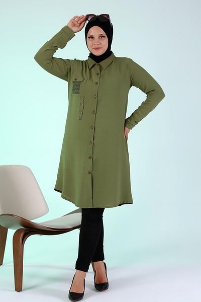 Ferace Hijab Tunic - Large Size, Women's Ayrobin Fabric