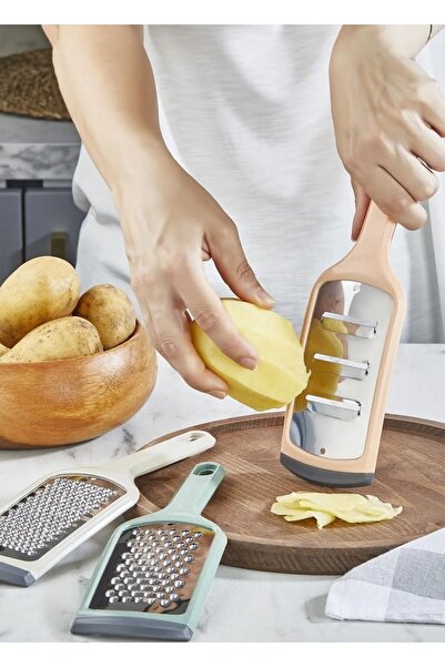 Bayev 3-Piece Non-Slip Hand Grater Set - Grater, Chopping, Peeling - Hand Grater