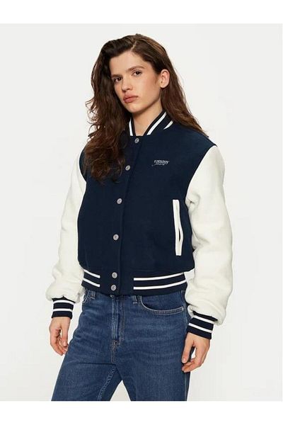 Tommy Hilfiger Bunda Tjw Wool Varsity - prodloužená velikost