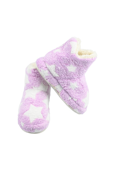 Sia Çanta Eva Kaymaz Taban Içi Kürklü , Uzun Konçlu , Kürk Kumaş Üşümeyen Ayaklar Için Sıçacık Bay