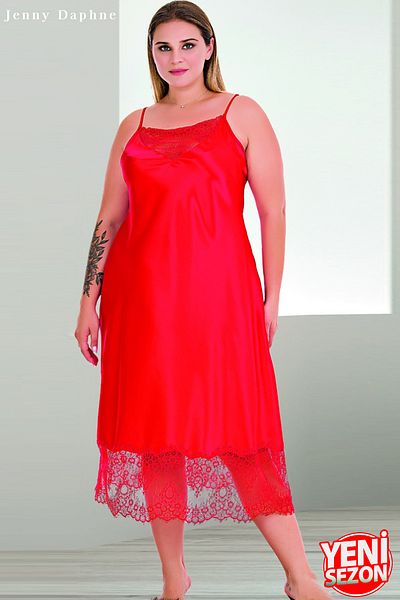 Jenny Daphne Lace Plus Size Long Nightgown and Dressing Gown Set