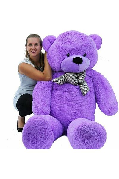 Pandamkee Giant Large Plush Teddy Bear 170 Cm Gift Bear (100% DOMESTIC) Lilac