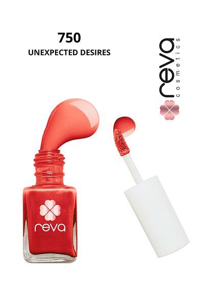 REVA Red Lip & Cheek Tint-Lip & Cheek Tint Unexpected Desires No:750 10 ml