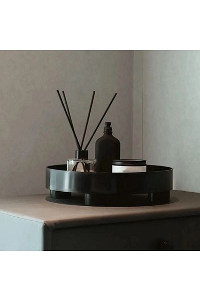Kitchen Store Decorative Standing Tray Makeup Jewelry Organizer Stand Presentation Holder Organizer Bathroom Kitchen Organizer