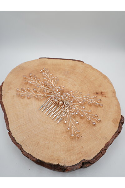 gelinmz تاج الزفاف وإكسسوارات الشعر الأنيقة والأنيقة المصنوعة يدويًا بالكامل ...