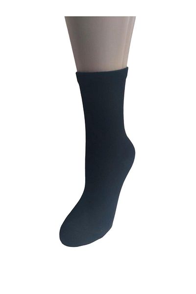 DAYCO Șosete de damă negre, fără sudură, din bambus, 3 piese