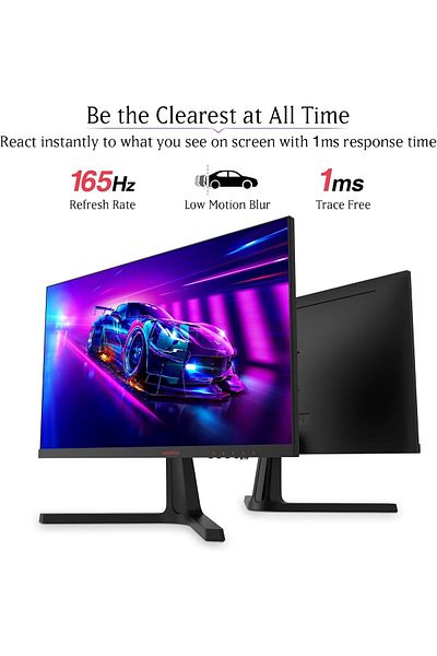 Koorui 24 Inch Computer Monitor - FHD 1080P Gaming Monitor 165Hz VA 1ms, AdaptiveSync Technology 24E4