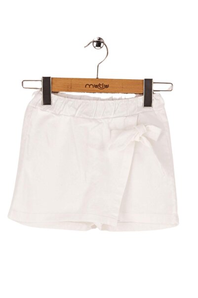 Mutlu Kids FİYONKLU KIZ GABARDİN ŞORT ETEK