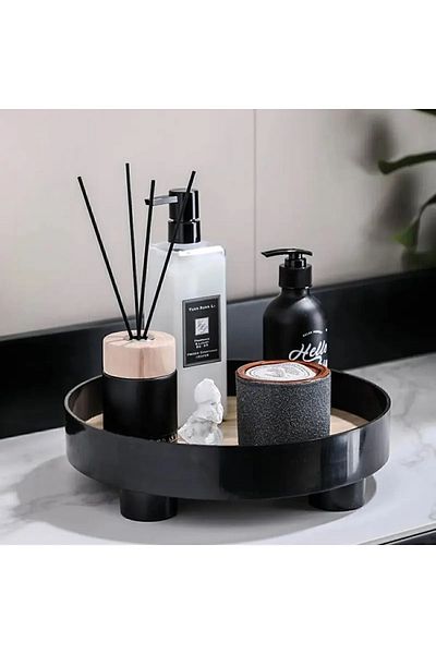 Kitchen Store Decorative Standing Tray Makeup Jewelry Organizer Stand Presentation Holder Organizer Bathroom Kitchen Organizer