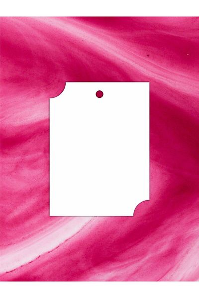 Grdall 25 Pieces - White Perforated Card - Product Card - Unprinted Card