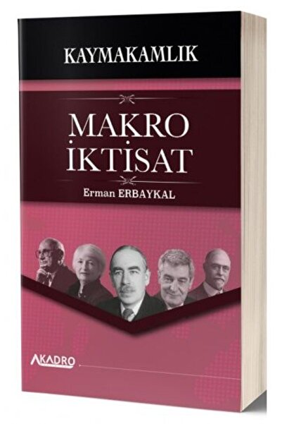 A Kadro Yayınları A Kadro Kaymakamlık Makro İktisat Konu Anlatımlı - Erman Er...