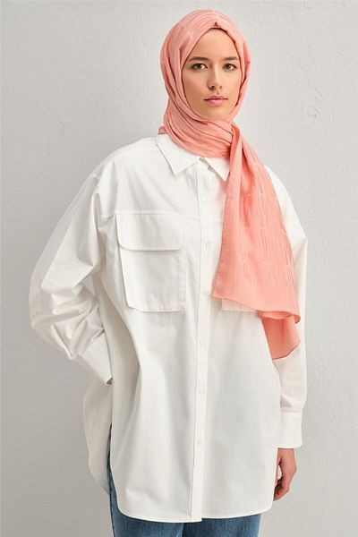 Armine Lyocell Naia Stick Pattern Shawl 1113-14