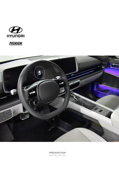 UniqAnatolia Hyundai Ioniq 6 Instrument Panel and Information Display Compatible Nano Screen Protector