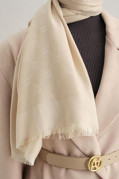 Armine Orbit Pattern Viscon Shawl 15