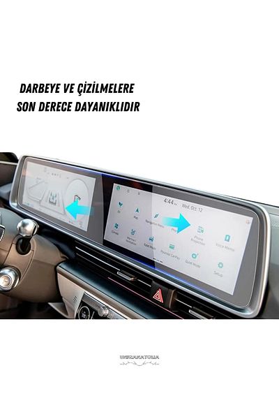 UniqAnatolia Hyundai Ioniq 5 Instrument Panel and Information Display Compatible Nano Screen Protector