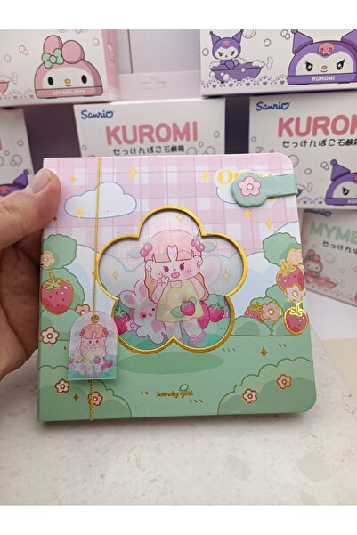 Meyra Accessories Model anime - Caiet cadou negru, caiet de școală de calitate