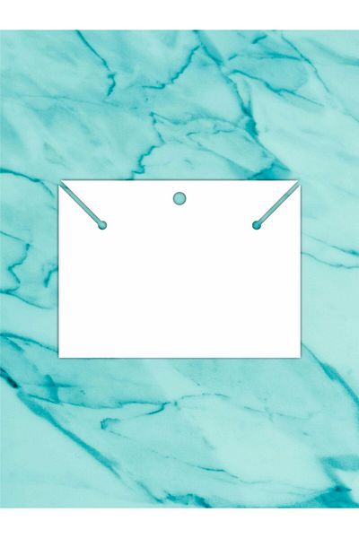 Grdall 25 Pieces - White Horizontal Necklace Card - Necklace Card - Unprinted Jewelry Card