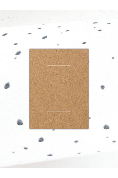 Grdall 25 Pieces - Kraft Buckle Card - Buckle Card - Unprinted Buckle Card