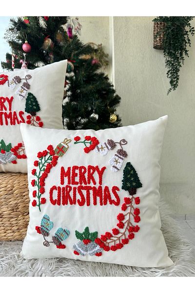punchatolyem Panch Punch Set of 2 for Merry Christmas New Year - Filled Pillow Throw Pillow