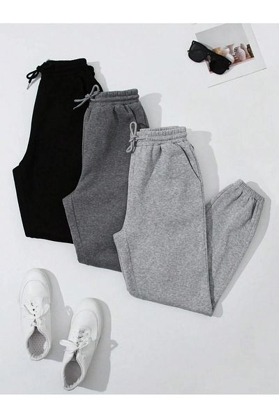 VERSCOVE Φούτερ 3 τεμαχίων Unisex Plus Size - Jogger Sweatpants