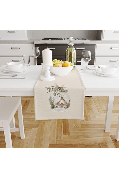 Filamente Χριστουγεννιάτικο μοτίβο Digital Printed Runner - Πρωτοχρονιάτικο 140x40 εκ