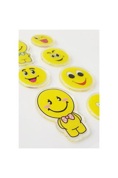 karinabest Smiley Face World 3D Jelly Gel Autocolant Relief Decal Autocolant