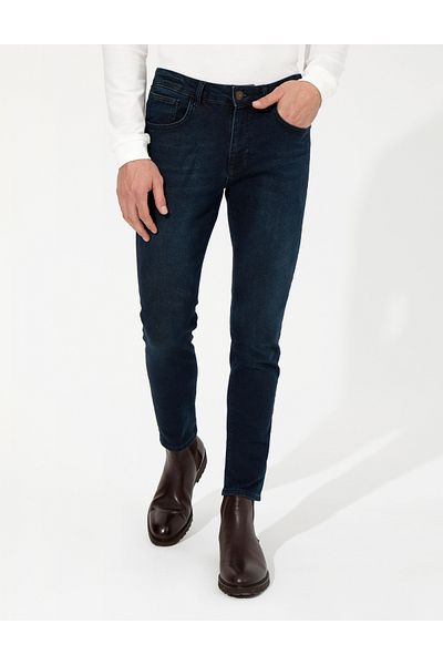 Pierre Cardin Navy Blue Slim Fit Jean - 50259664-vr033