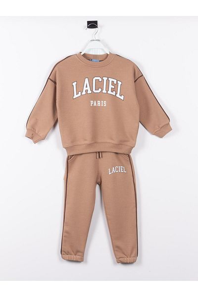 Magu Unisex Παιδικό σύνθημα με μοτίβο βαμβακερό φούτερ αθλητική φόρμα κολάν κάτω-κορυφή