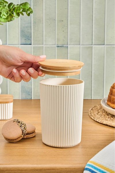 Karaca Karaca Massimo Storage Jar, 0,9L, Cream