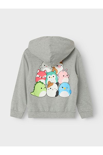 name ıt Nkfofi Squish Nreg Sweat Wh Bru Bfu - Relaxed Fit Sweatshirt