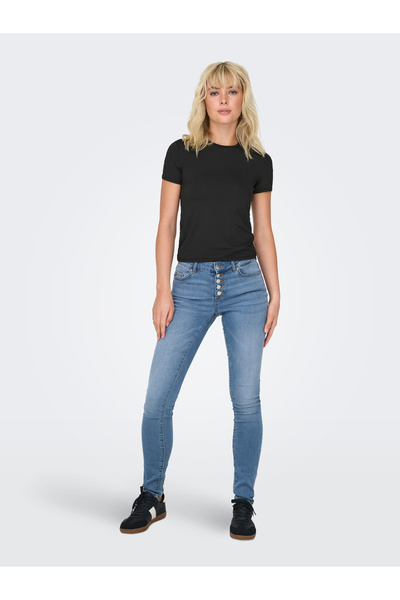 ONLY ONLEA S/S TOP O-NECK JRS NOOS