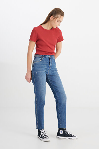 WRANGLER Mom Fit High Waist Skinny Leg Stretchy Jean Jeans