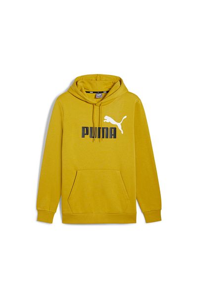 Puma Ess+ 2-Sleeve Big Logo Sweatshirt - Gold Nebi
