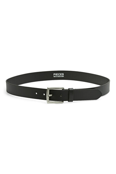 PIECES PCNADY - Textured Jean Trousers Waist Noos