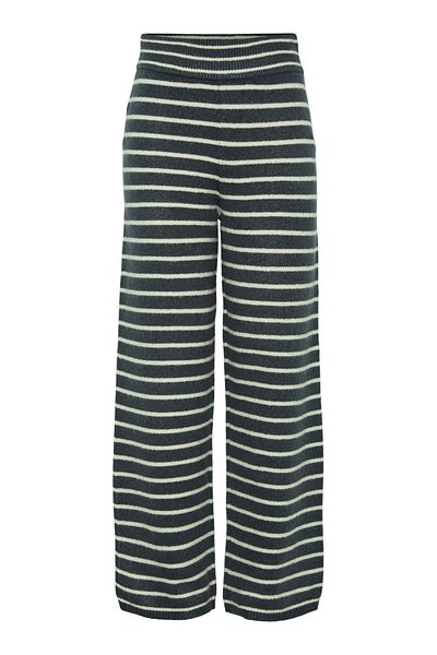 PIECES Yarnit Farlak-Hose mit Innendekoration für Damen – mittlere Taille, gerade Passform