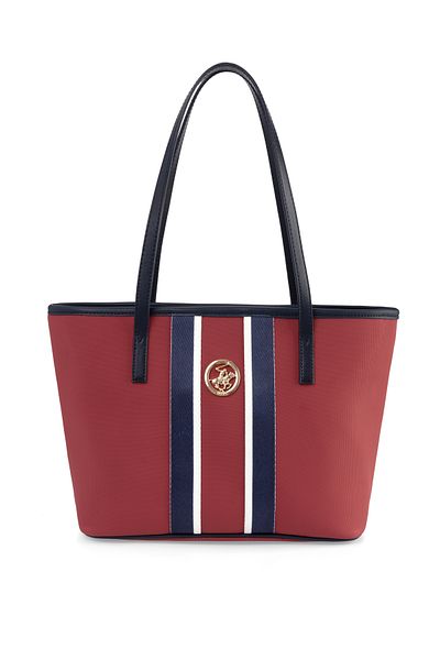 Beverly Hills Polo Club حقيبة كتف نسائية حمراء 05BHPC8014