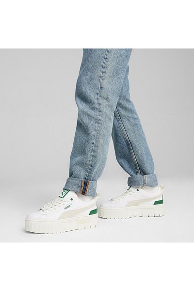 Puma Puma Mayze Lth Wn S - White-Vine Fabric