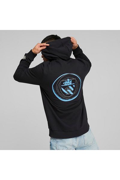 Puma MCFC FtblLegacy Hoody PUMA Black-Team Li