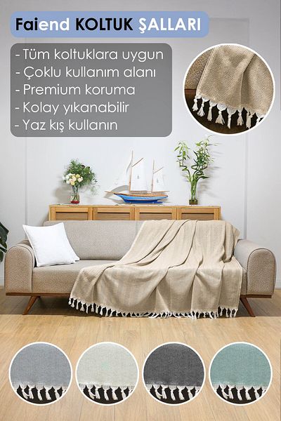 Faiend Husa scaun 180 X 200 Cm Canapea Canapea Pat Divan Husa fotoliu Bumbac Lavabil Sal simplu