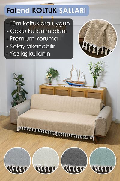 Faiend Husa scaun 180 X 200 Cm Canapea Canapea Pat Divan Husa fotoliu Bumbac Lavabil Sal simplu