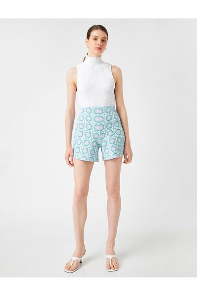Koton Rollkragen-Unterhemd mit Strickdetail