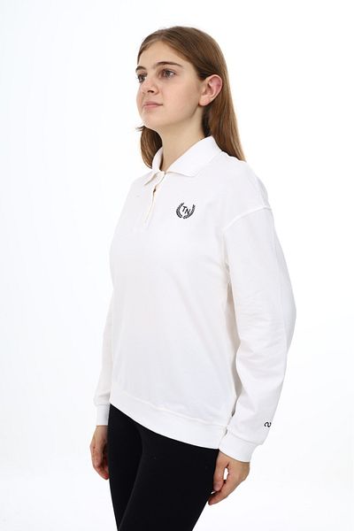 Toontoy Girl's Wreath Tnty Printed Sweatshirt